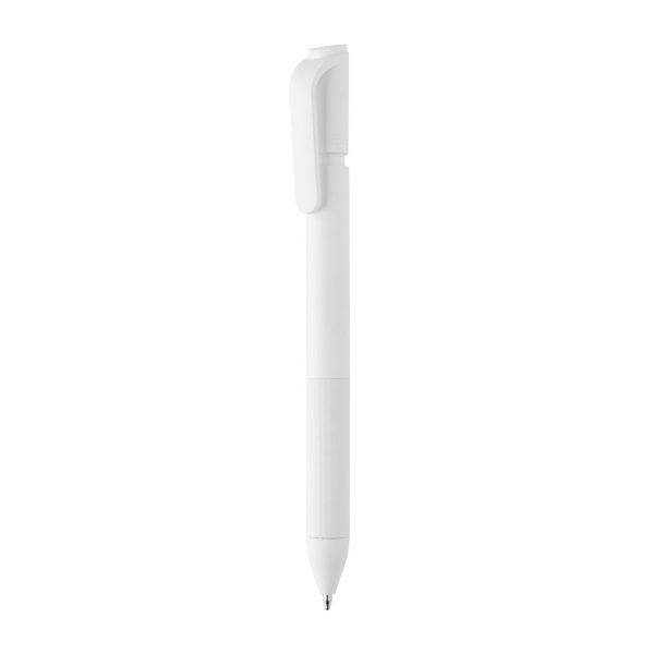 Stylo TwistLock en ABS recyclé certifié GRS blanc personnalisable