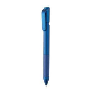 Stylo TwistLock en ABS recyclé certifié GRS bleu personnalisable
