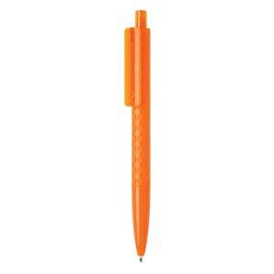 Stylo X3 en ABS recyclé RCS orange personnalisable avec logo