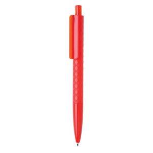 Stylo X3 en ABS recyclé RCS rouge personnalisable avec logo