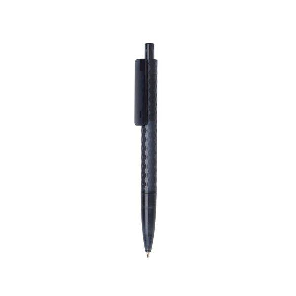 Stylo X3 en plastique givré GRS bleu personnalisable avec logo – réf. P611.3325