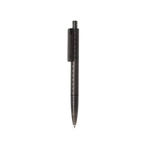 Stylo X3 en plastique givré GRS noir personnalisable avec logo