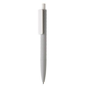 Stylo X3 finition gomme en ABS recyclé RCS gris personnalisable