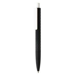 Stylo X3 finition gomme en ABS recyclé RCS noir personnalisable