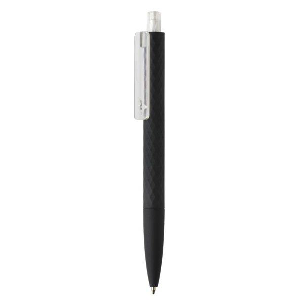 Stylo X3 finition gomme noire en ABS recyclé RCS personnalisable