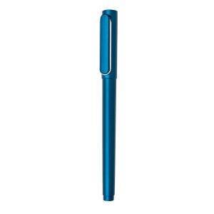 Stylo X6 à capuchon avec encre ultra glissante bleu personnalisable