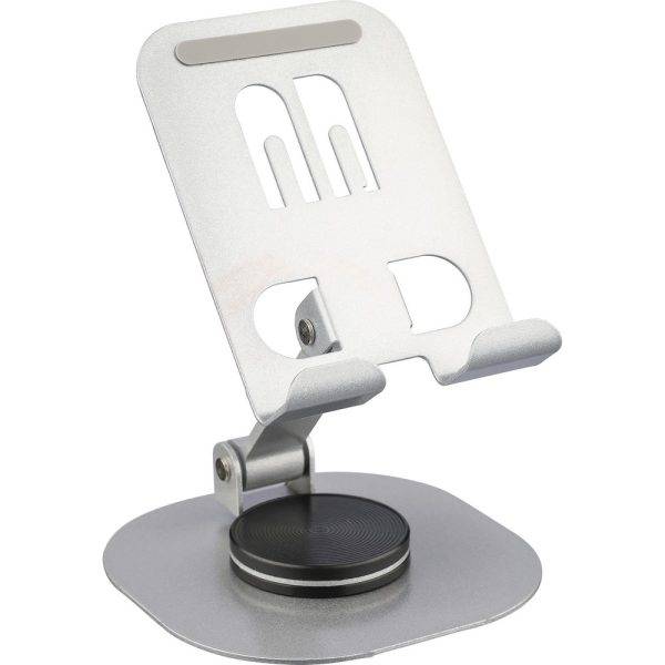 Support de téléphone argent personnalisable avec logo