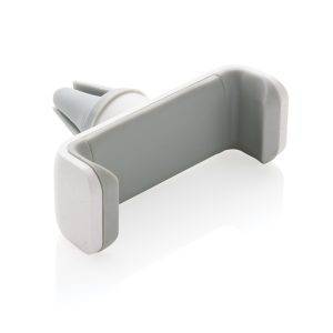 Support voiture en plastique recyclé RCS, Acar blanc personnalisable