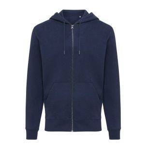 Sweat à capuche avec zip en coton recyclé IQONIQ personnalisable – réf. T9600.002.4XL