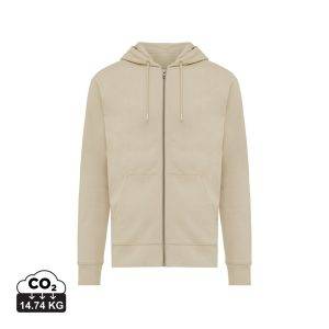 Sweat à capuche avec zip en coton recyclé IQONIQ personnalisable – réf. T9600.006.S