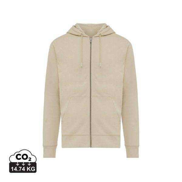 Sweat à capuche avec zip en coton recyclé IQONIQ personnalisable – réf. T9600.006.XXXL