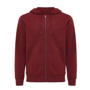 Sweat à capuche avec zip en coton recyclé IQONIQ personnalisable – réf. T9600.007.L