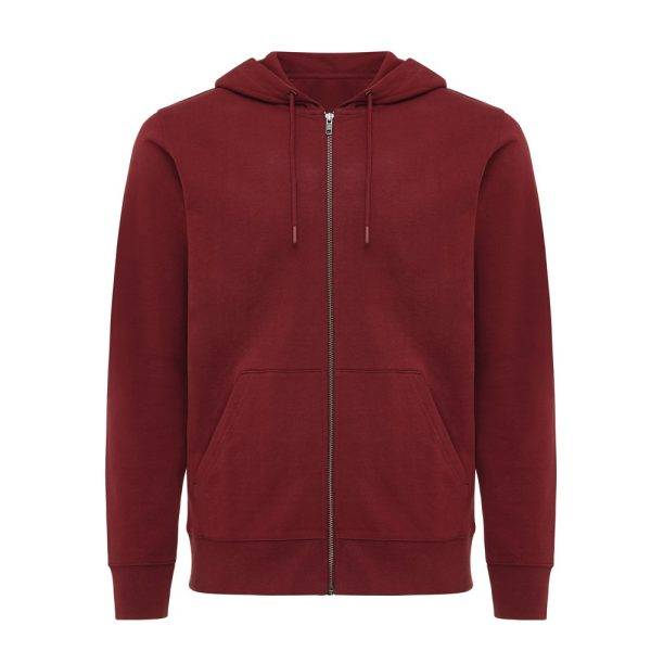 Sweat à capuche avec zip en coton recyclé IQONIQ personnalisable – réf. T9600.007.L