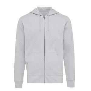 Sweat à capuche avec zip en coton recyclé IQONIQ personnalisable – réf. T9600.013.XS