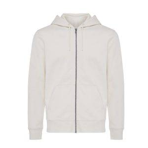 Sweat à capuche avec zip en coton recyclé IQONIQ personnalisable – réf. T9600.018.4XL