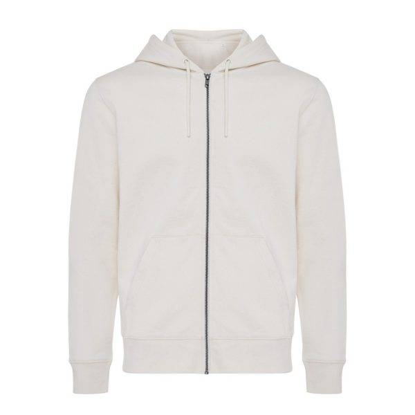 Sweat à capuche avec zip en coton recyclé IQONIQ personnalisable – réf. T9600.018.XXS