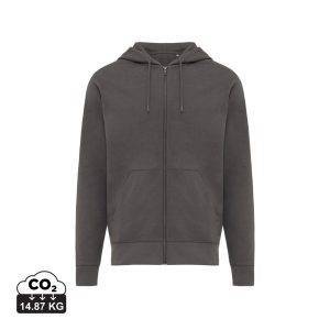 Sweat à capuche avec zip en coton recyclé IQONIQ personnalisable – réf. T9600.019.XXS