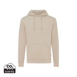 Sweat à capuche en coton recyclé IQONIQ Jasper beige personnalisable – réf. T9400.006.XXS