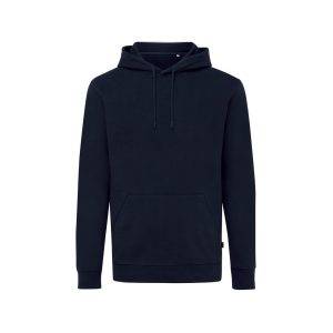 Sweat à capuche en coton recyclé IQONIQ Jasper bleu personnalisable – réf. T9400.002.4XL