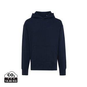 Sweat à capuche en coton recyclé IQONIQ Yoho bleu personnalisable – réf. T9402.002.XL