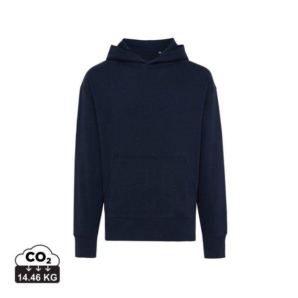 Sweat à capuche en coton recyclé IQONIQ Yoho bleu personnalisable – réf. T9402.002.XXL