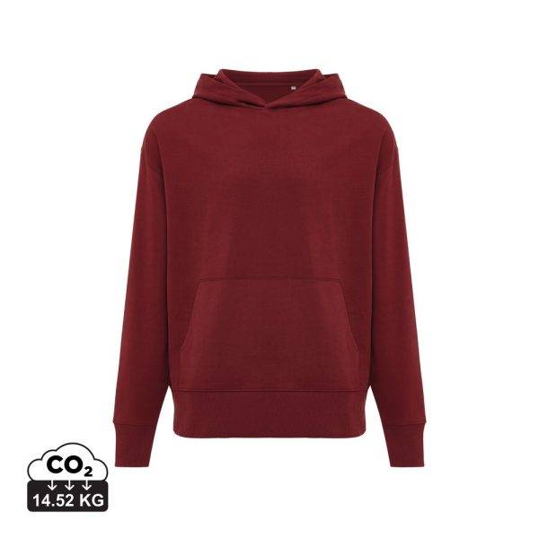 Sweat à capuche en coton recyclé IQONIQ Yoho rouge personnalisable – réf. T9402.007.XXXL