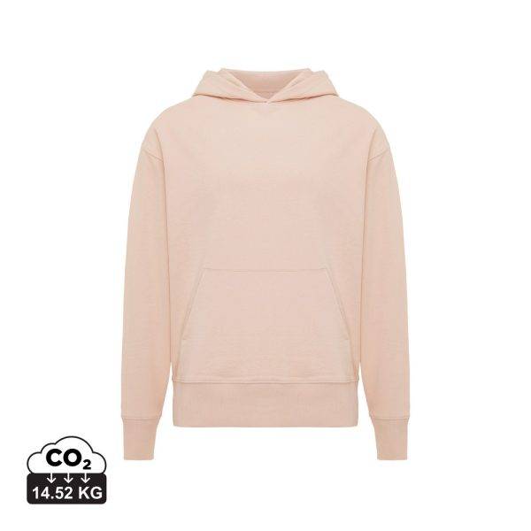 Sweat à capuche en coton recyclé IQONIQ Yoho rouge personnalisable – réf. T9402.038.XS