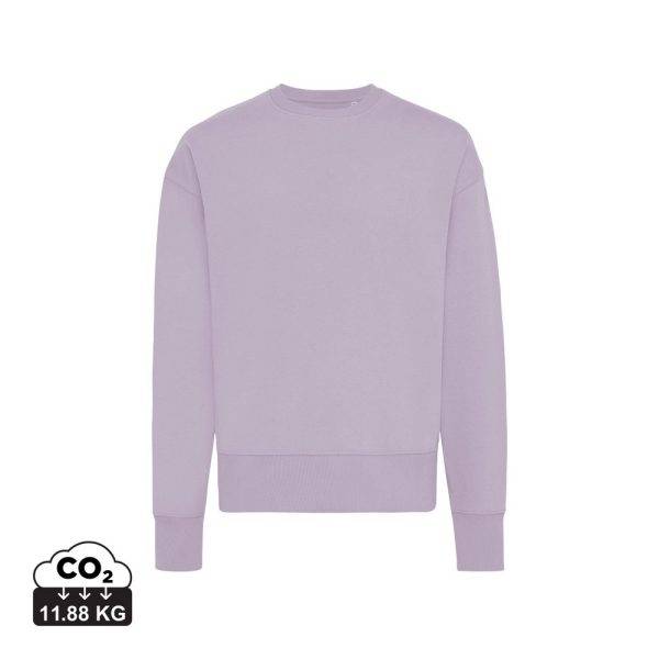 Sweater à col rond en coton recyclé IQONIQ Kruger personnalisable – réf. T9302.011.XXS