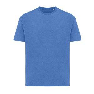 T-shirt coupe boxy en coton recyclé IQONIQ Teide bleu personnalisable – réf. T9105.024.M