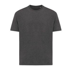 T-shirt coupe boxy en coton recyclé IQONIQ Teide gris personnalisable – réf. T9105.014.L