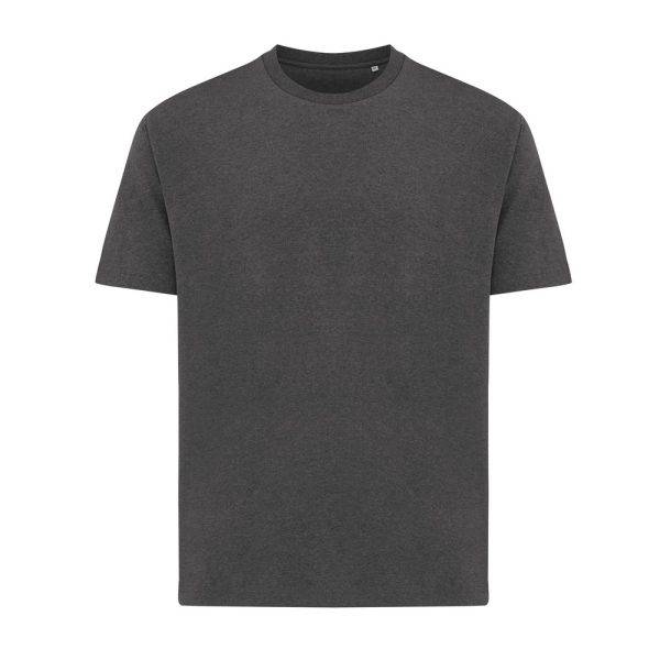 T-shirt coupe boxy en coton recyclé IQONIQ Teide gris personnalisable – réf. T9105.014.XL