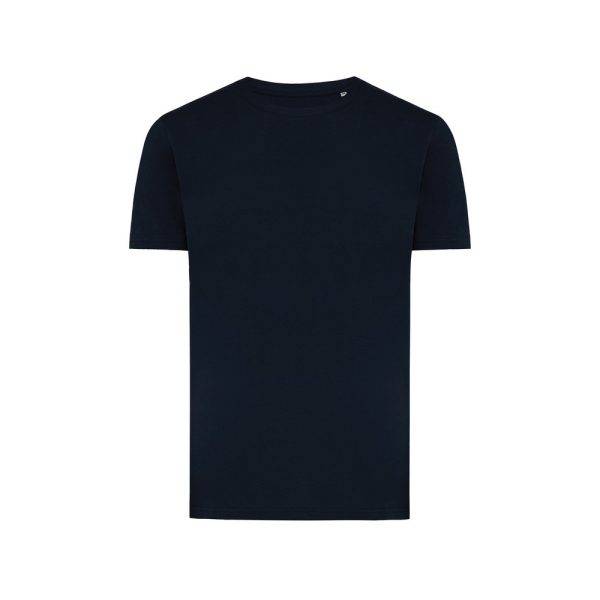T-shirt en coton recyclé IQONIQ Brett bleu personnalisable avec logo – réf. T9107.002.XXS
