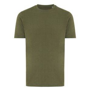 T-shirt en coton recyclé IQONIQ Brett kaki personnalisable avec logo – réf. T9107.020.S