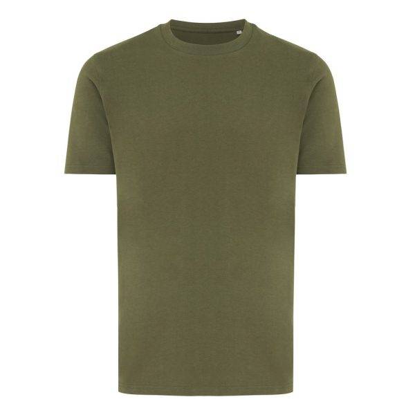 T-shirt en coton recyclé IQONIQ Brett kaki personnalisable avec logo – réf. T9107.020.XXXL