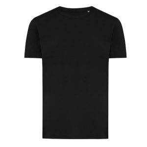 T-shirt en coton recyclé IQONIQ Brett noir personnalisable avec logo – réf. T9107.001.XS