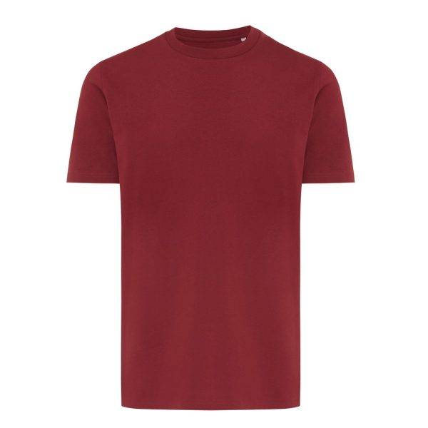 T-shirt en coton recyclé IQONIQ Brett rouge personnalisable avec logo