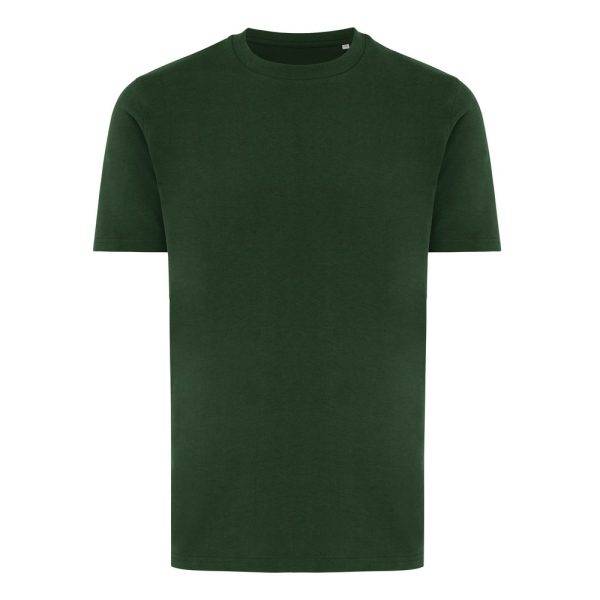 T-shirt en coton recyclé IQONIQ Brett vert personnalisable avec logo – réf. T9107.005.L