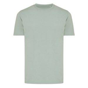 T-shirt en coton recyclé IQONIQ Brett vert personnalisable avec logo – réf. T9107.023.M