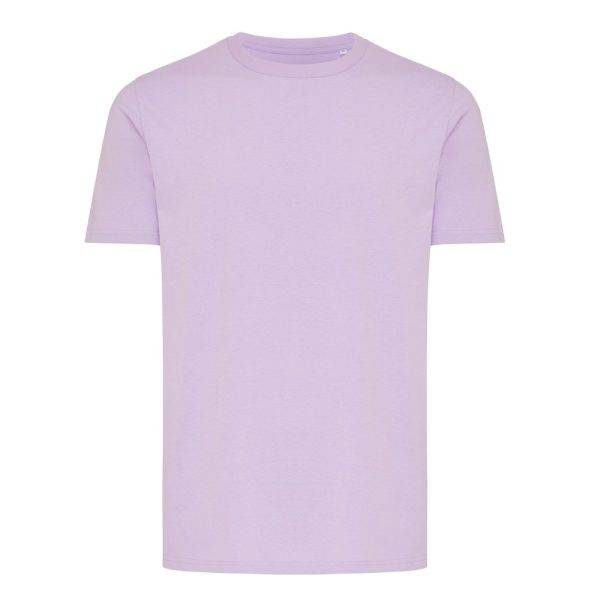 T-shirt en coton recyclé IQONIQ Brett violet personnalisable avec logo – réf. T9107.011.M