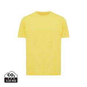 T-shirt léger en coton recyclé IQONIQ Sierra jaune personnalisable – réf. T9104.045.XXXL