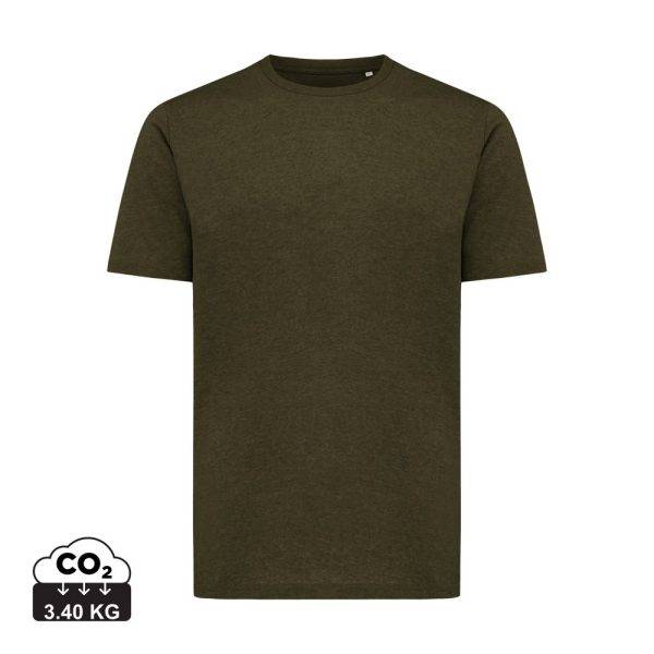T-shirt léger en coton recyclé IQONIQ Sierra kaki personnalisable – réf. T9104.020.XXL