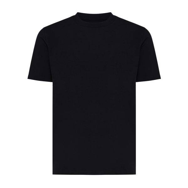 T-shirt léger en coton recyclé IQONIQ Sierra noir personnalisable – réf. T9104.001.XL