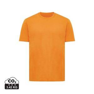 T-shirt léger en coton recyclé IQONIQ Sierra orange personnalisable – réf. T9104.044.XXS