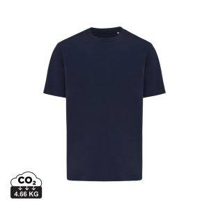 T-shirt lourd en coton recyclé IQONIQ Nikko granatowy personnalisable – réf. T9106.002.XXS