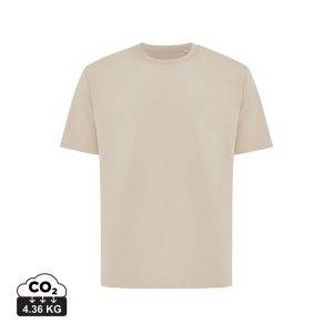 T-shirt lourd en coton recyclé IQONIQ Nikko żółty personnalisable – réf. T9106.006.M