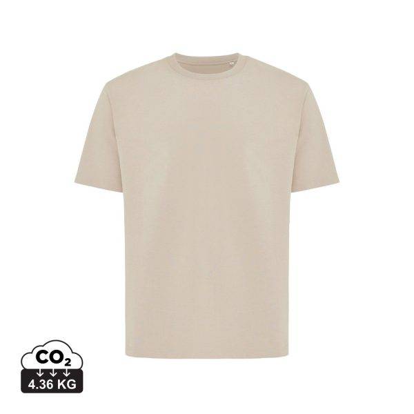 T-shirt lourd en coton recyclé IQONIQ Nikko żółty personnalisable – réf. T9106.006.M