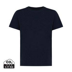 T-shirt pour enfants en coton recyclé IQONIQ Koli bleu personnalisable
