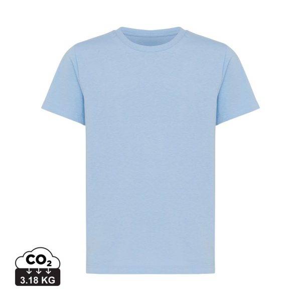 T-shirt pour enfants en coton recyclé IQONIQ Koli bleu personnalisable – réf. T6100.022.1314