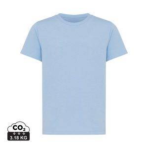 T-shirt pour enfants en coton recyclé IQONIQ Koli bleu personnalisable – réf. T6100.022.78