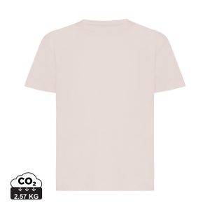 T-shirt pour enfants en coton recyclé IQONIQ Koli rose personnalisable